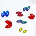 DZ 3066 18X9 MM Navette shape crystal sew on stone 